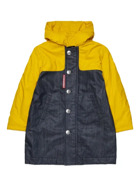 DSQUARED2 KIDS concealed-fastening raincoat