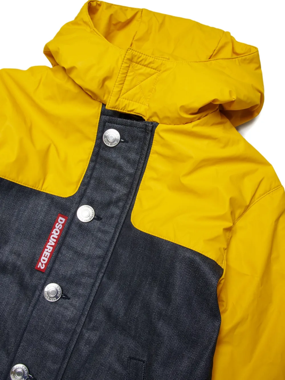 DSQUARED2 KIDS Regenjas met verborgen sluiting Zwart