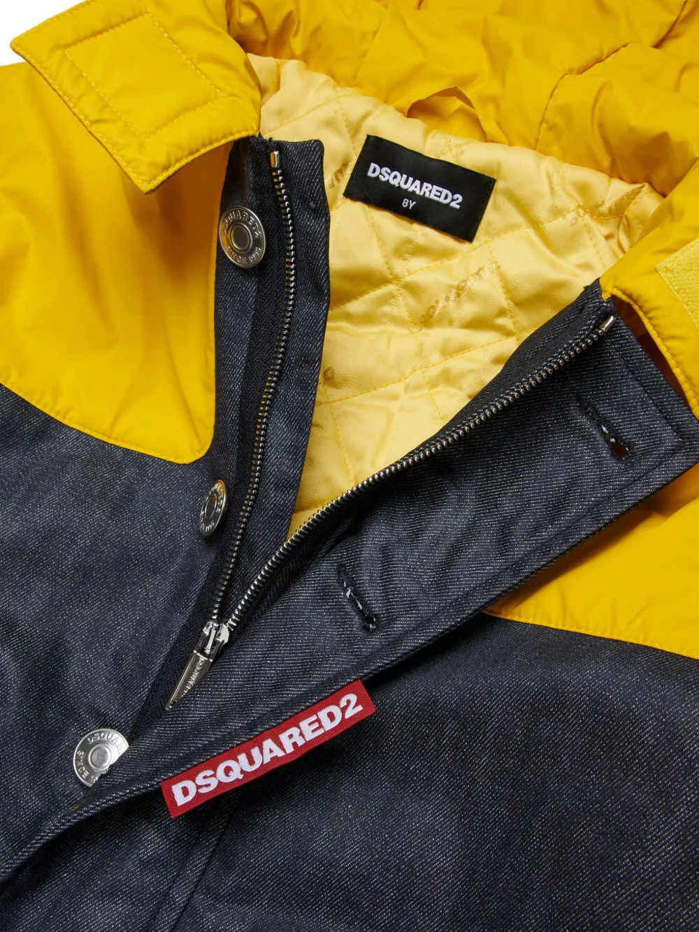 DSQUARED2 KIDS Regenjas met verborgen sluiting Zwart