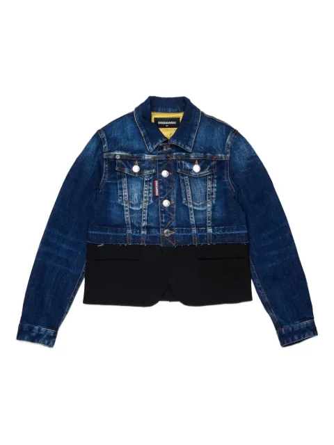 DSQUARED2 KIDS denim panelled jacket