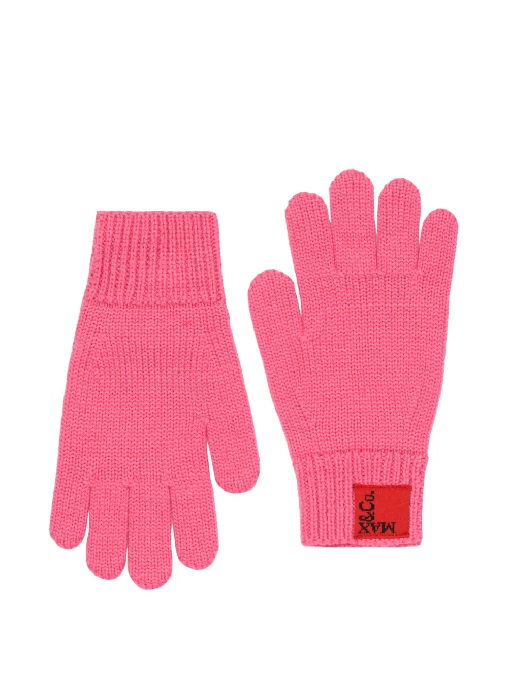 MAX&Co. Kids Handschoenen met logopatch Roze