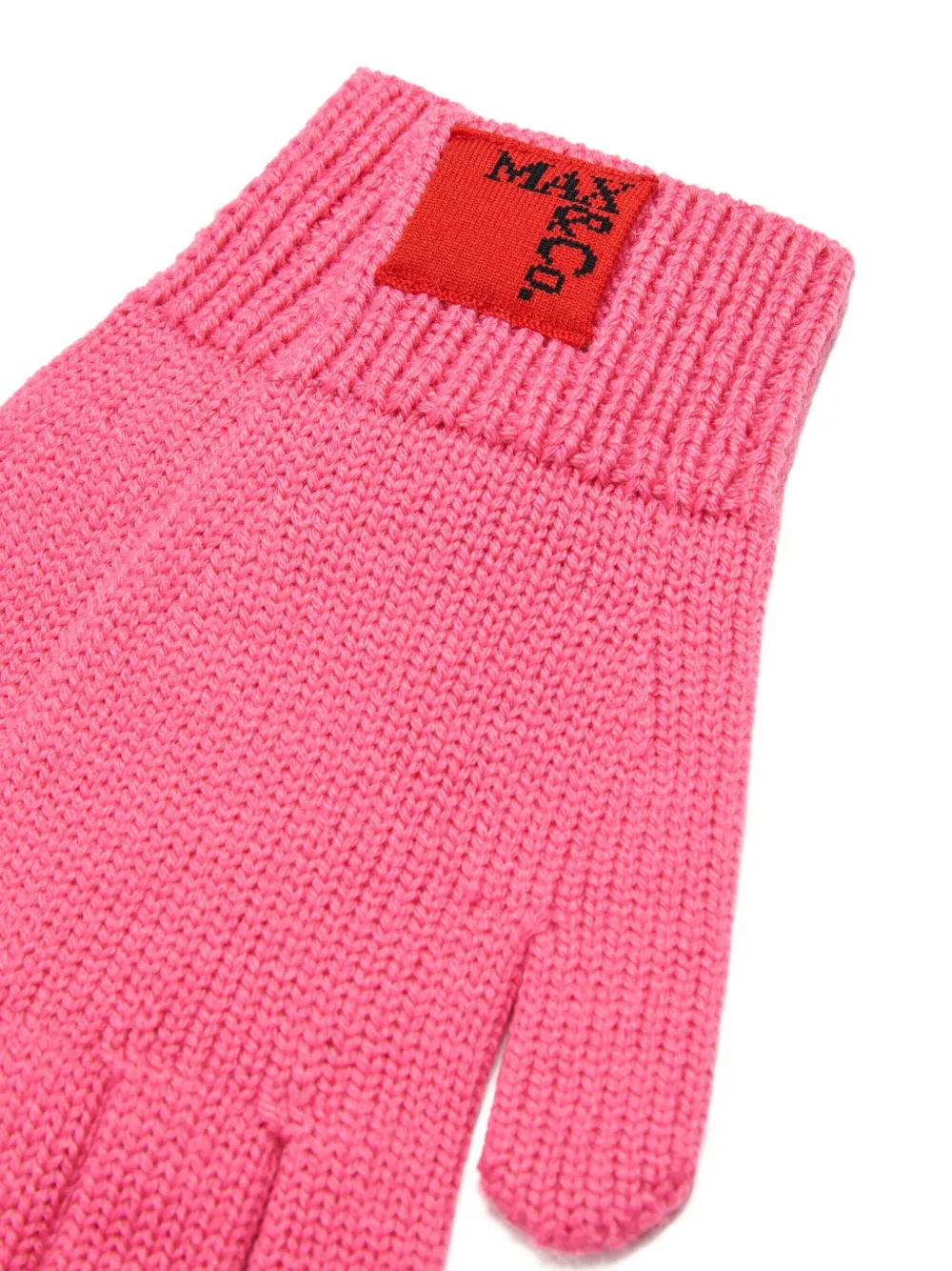 MAX&Co. Kids Handschoenen met logopatch Roze