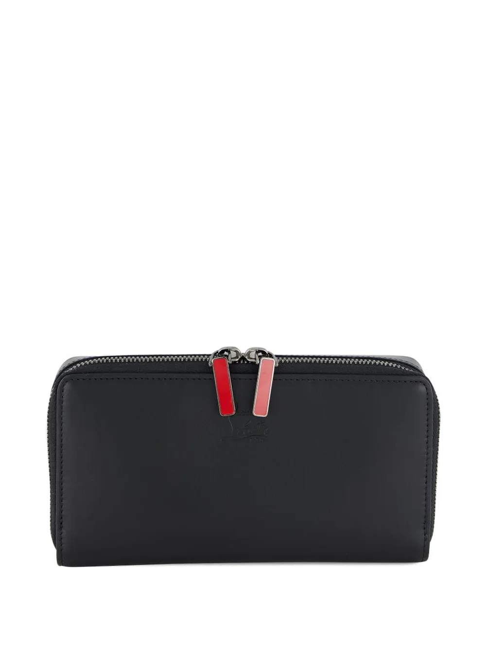 Christian Louboutin Paris zippered leather wallet | Black | Image 1