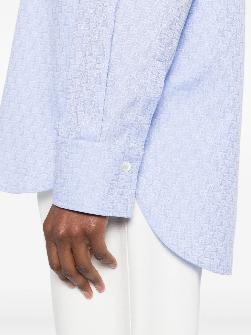 Ferragamo Katoenen blouse Blauw
