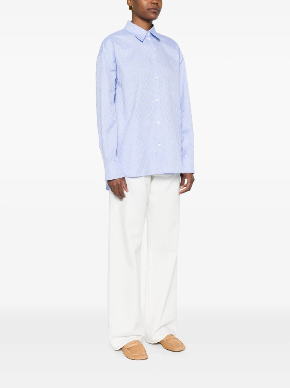 Ferragamo Katoenen blouse Blauw