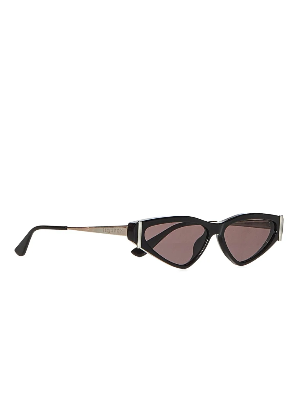 Alexander McQueen Eyewear Zonnebril met cat-eye montuur Zwart