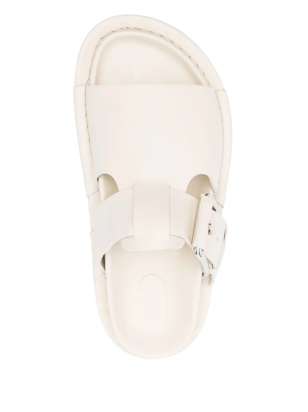 Plan C leather sandals Neutrals
