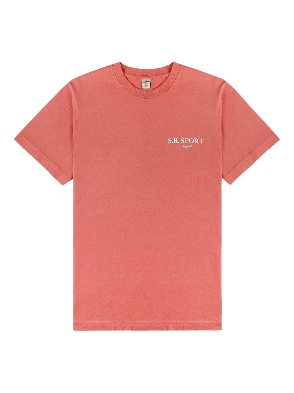 Sporty & Rich Katoenen T-shirt Roze