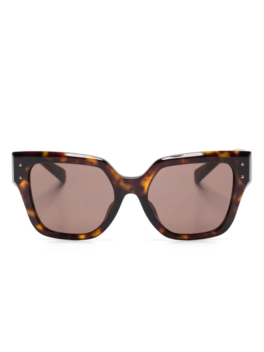Dolce & Gabbana Eyewear ウェリントン サングラス - ブラウン Dolce & Gabbana Eyewear ウェリントン サングラス - ブラウン