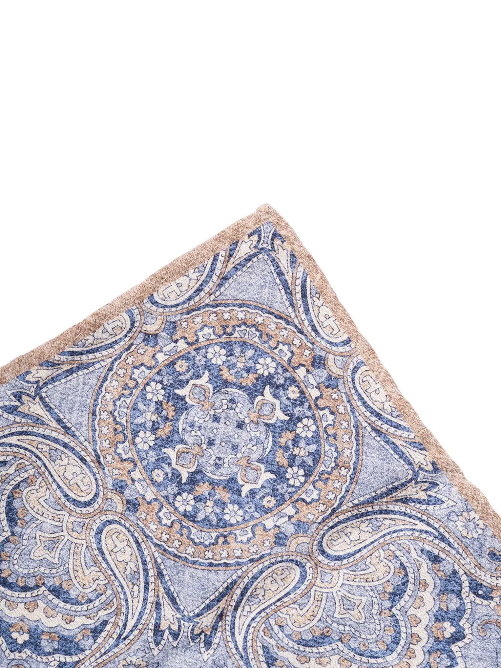 Brunello Cucinelli paisley scarf - Blauw