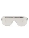 Dolce & Gabbana Eyewear mask-frame sunglasses - Silver