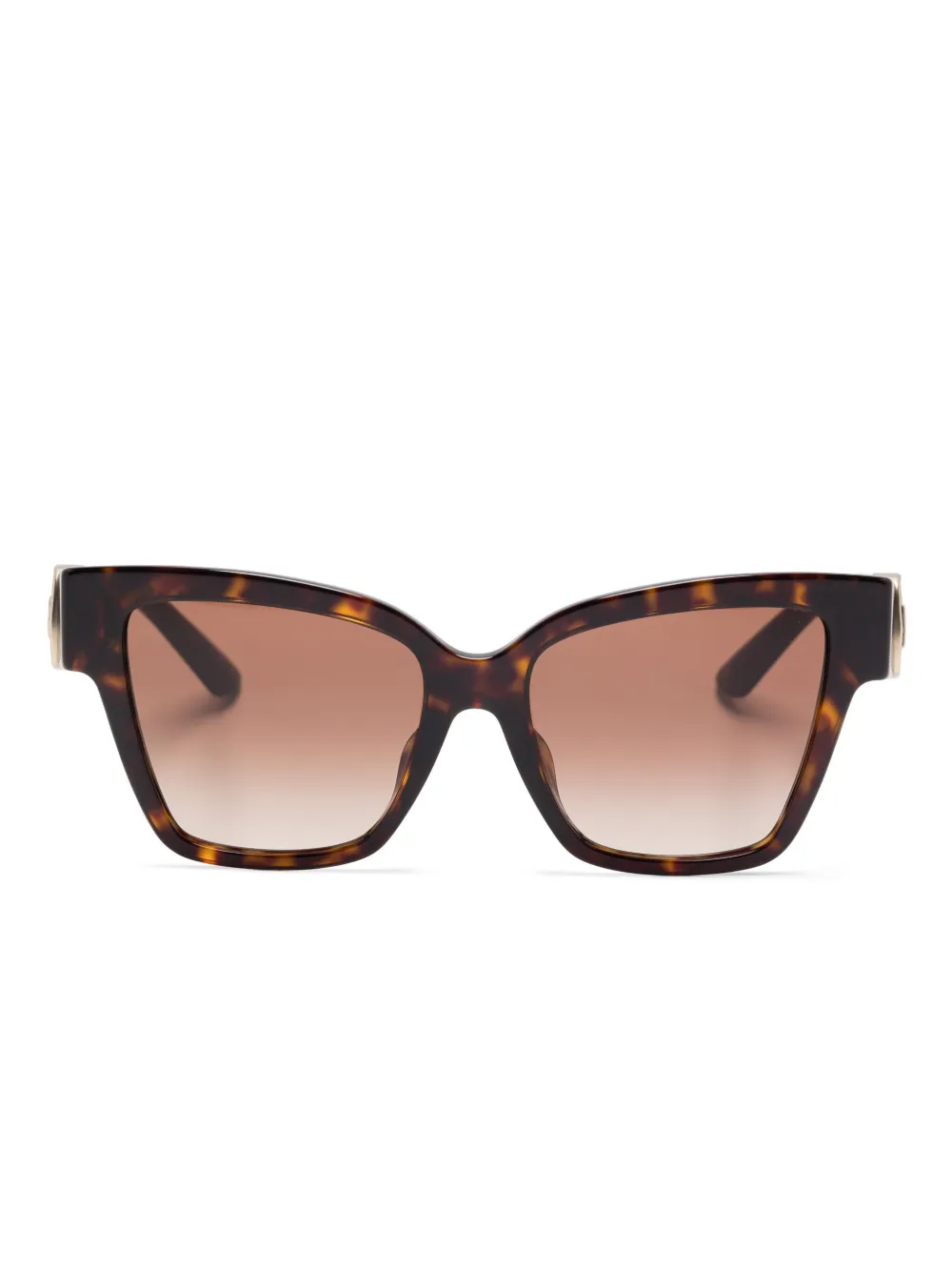 Dolce & Gabbana Eyewear Zonnebril met vlinder montuur Bruin