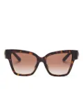 Dolce & Gabbana Eyewear butterfly-frame sunglasses - Brown