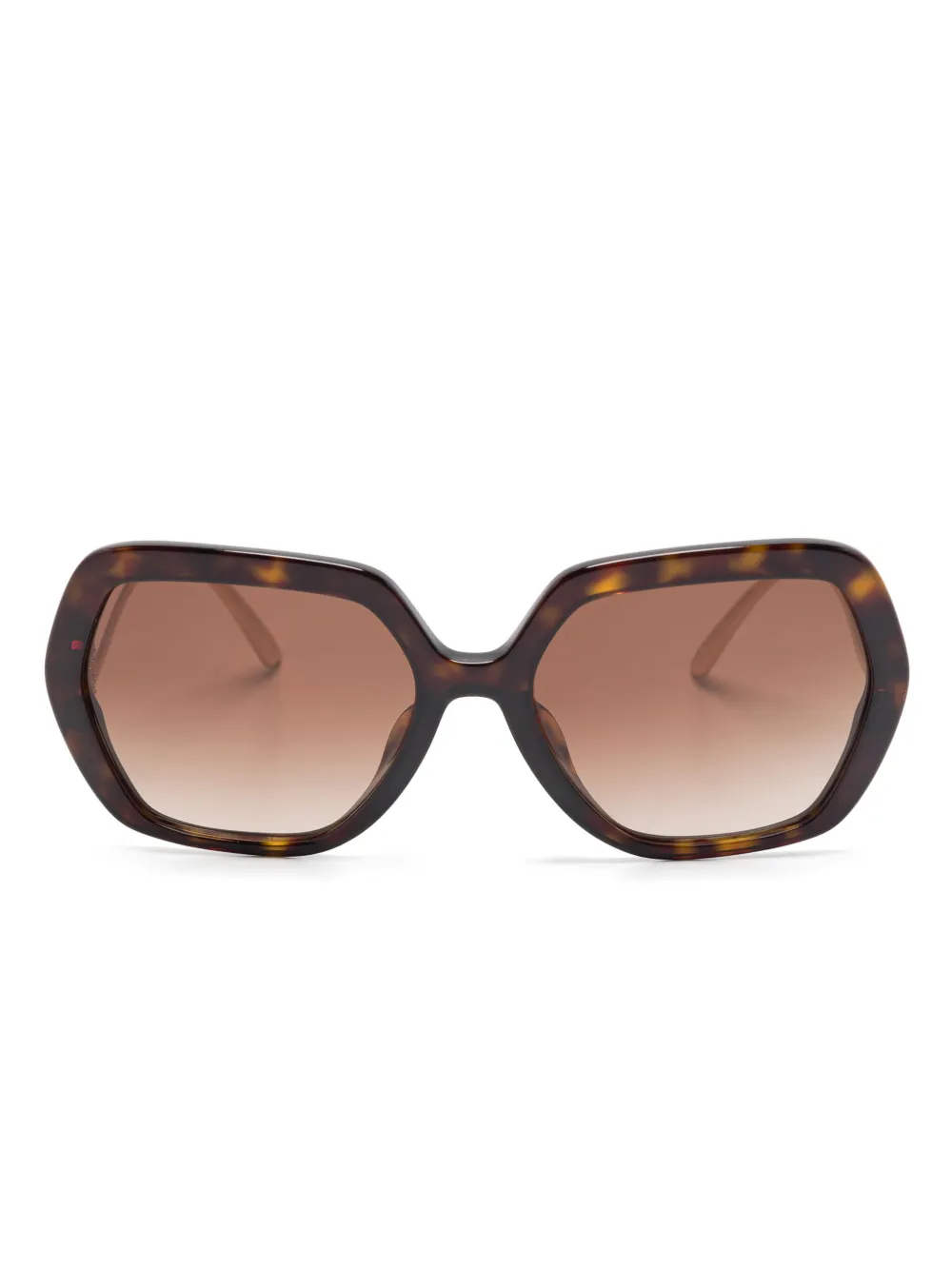 Dolce & Gabbana lentes de sol con armazón geométrica | marrón | Image 1