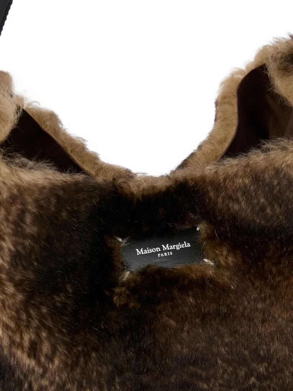 Maison Margiela Dress-age Shoulder Bag In Brown