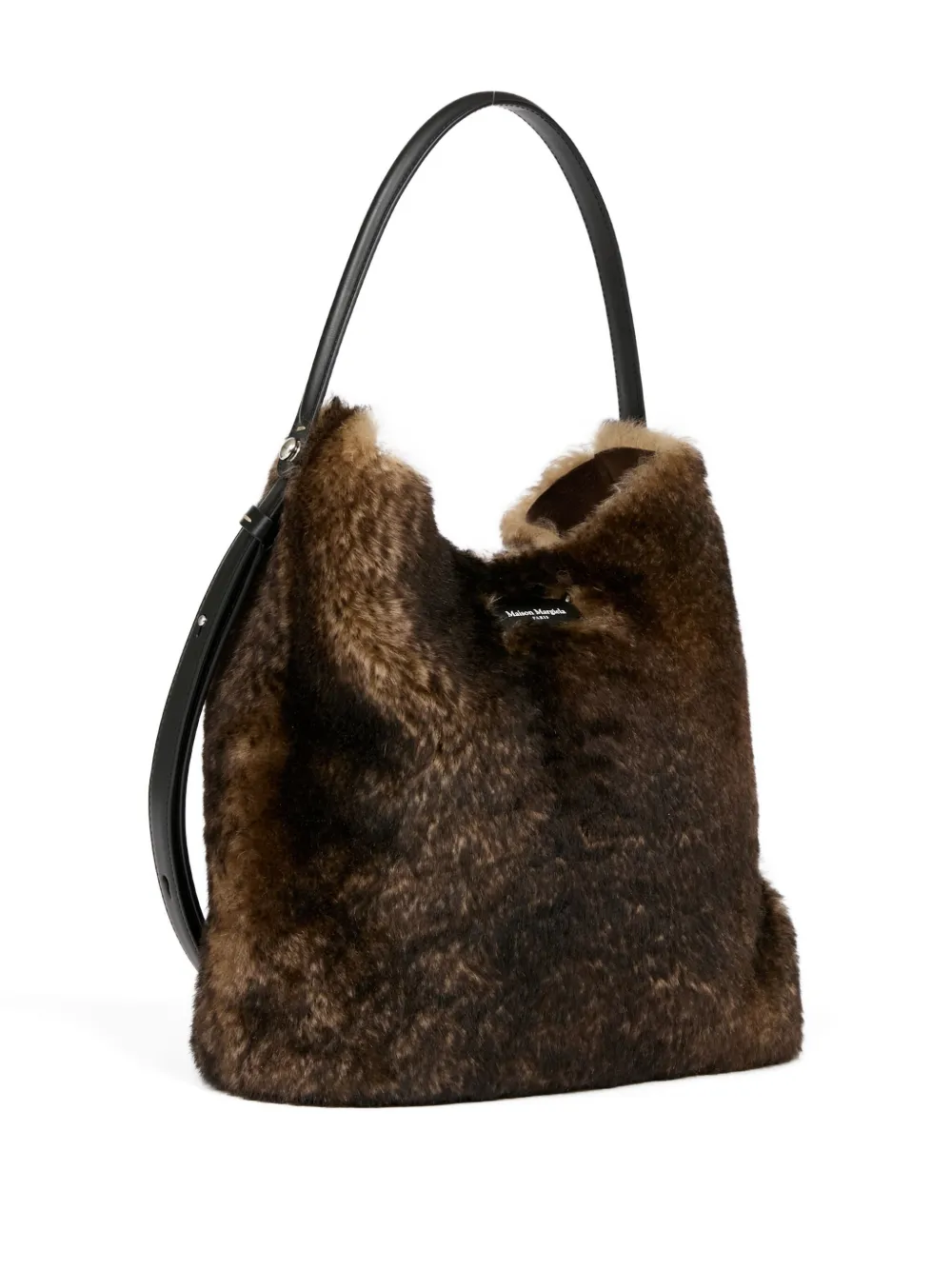 Maison Margiela Dress-age Shoulder Bag In Brown
