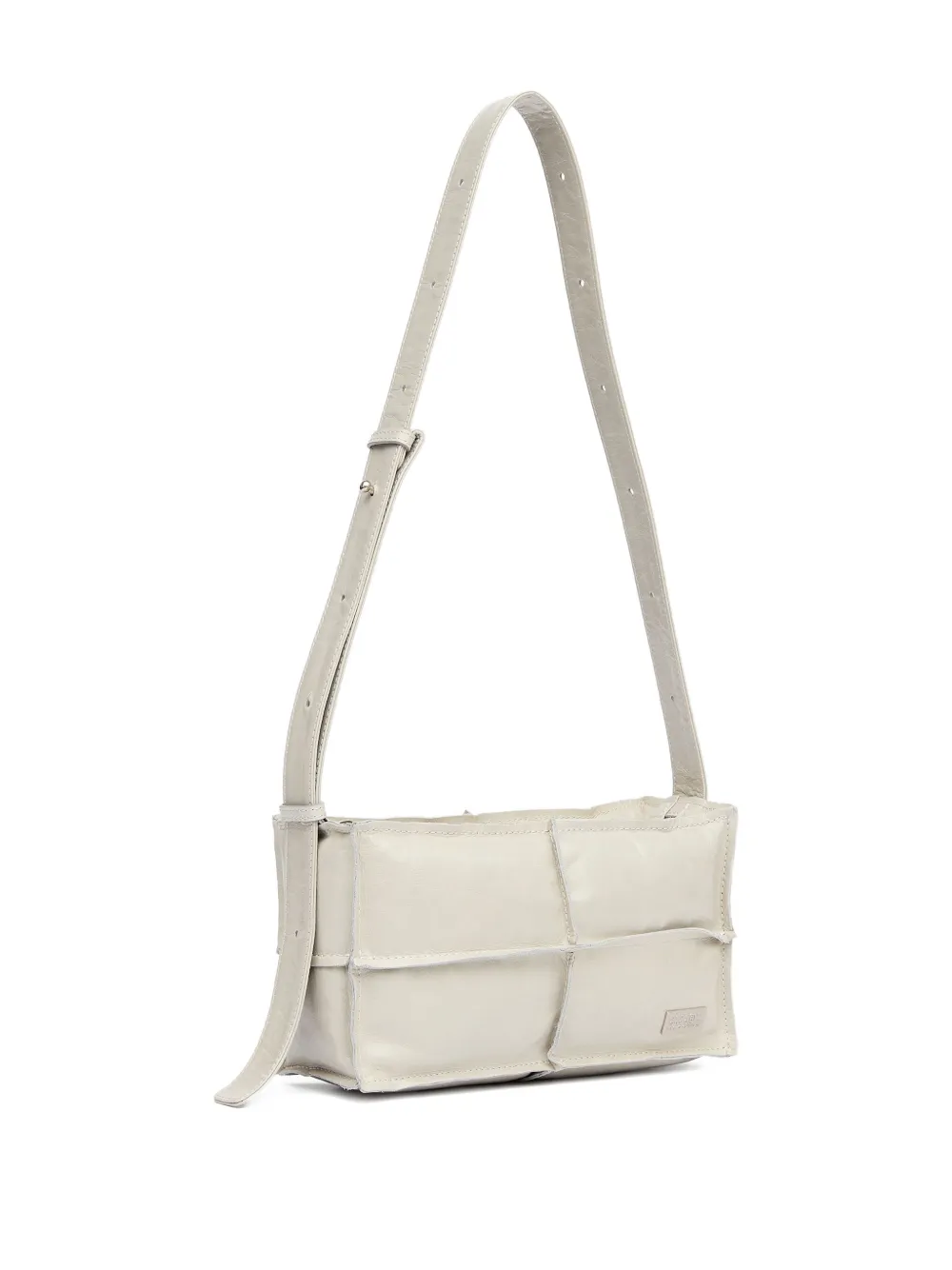 MM6 Maison Margiela Schoudertas met logoplakkaat Wit