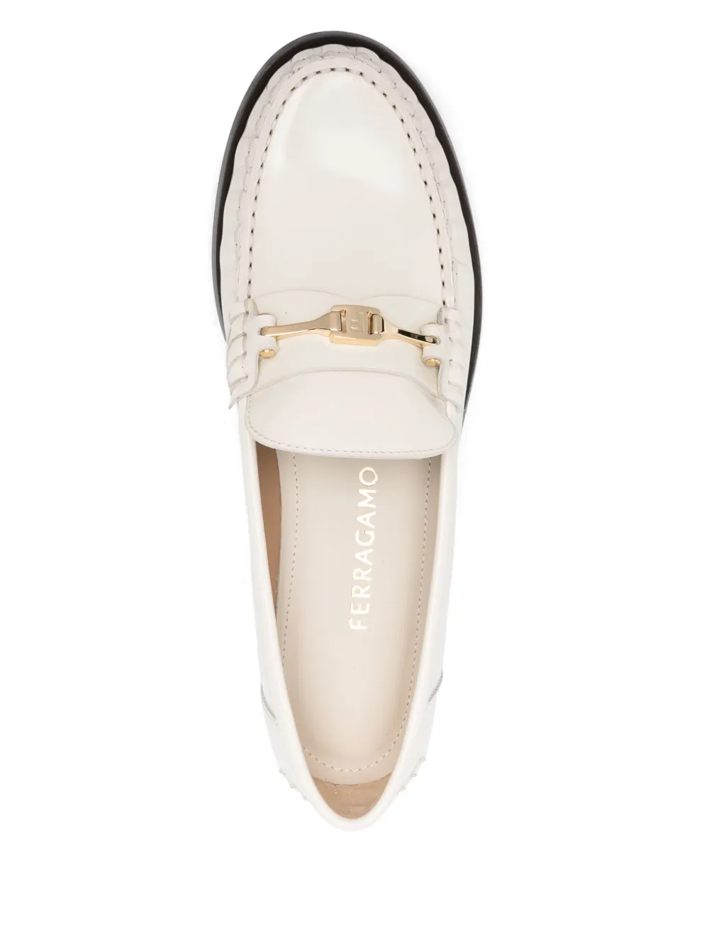 Ferragamo New Vara loafers Beige