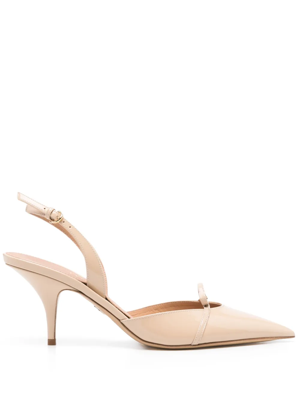 Ferragamo 70mm leather heeled pumps Neutrals