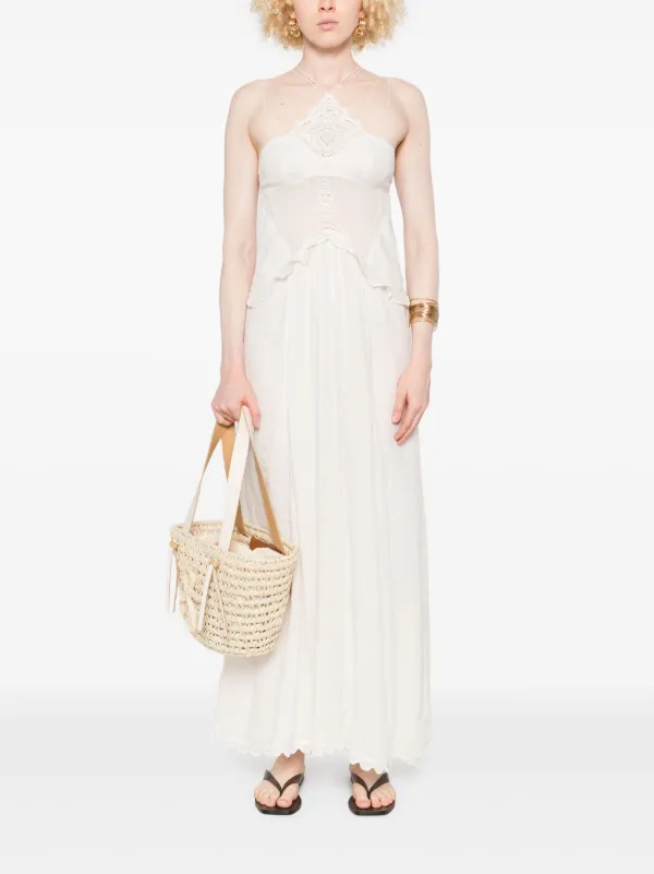 ISABEL MARANT Panelled Maxi Dress | Neutrals | FARFETCH
