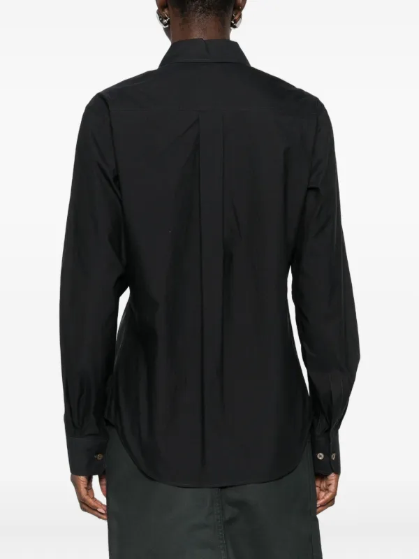 LEMAIRE long-sleeve Shirt | Black | FARFETCH RO