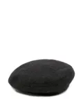 LEMAIRE OVERSIZED BERET - Black