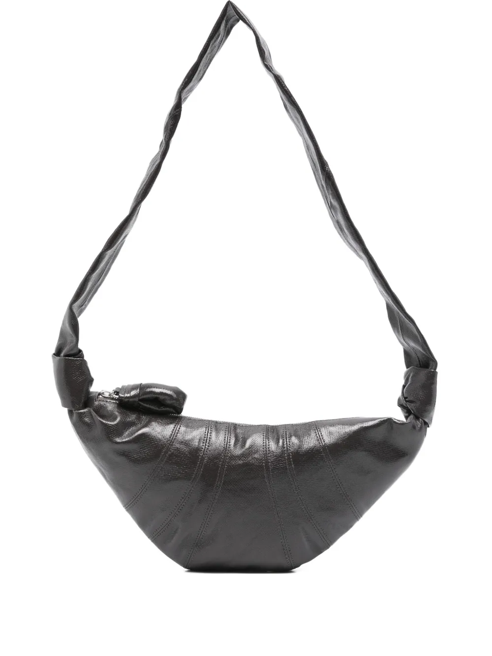 Lemaire Small Croissant Shoulder Bag In Gray