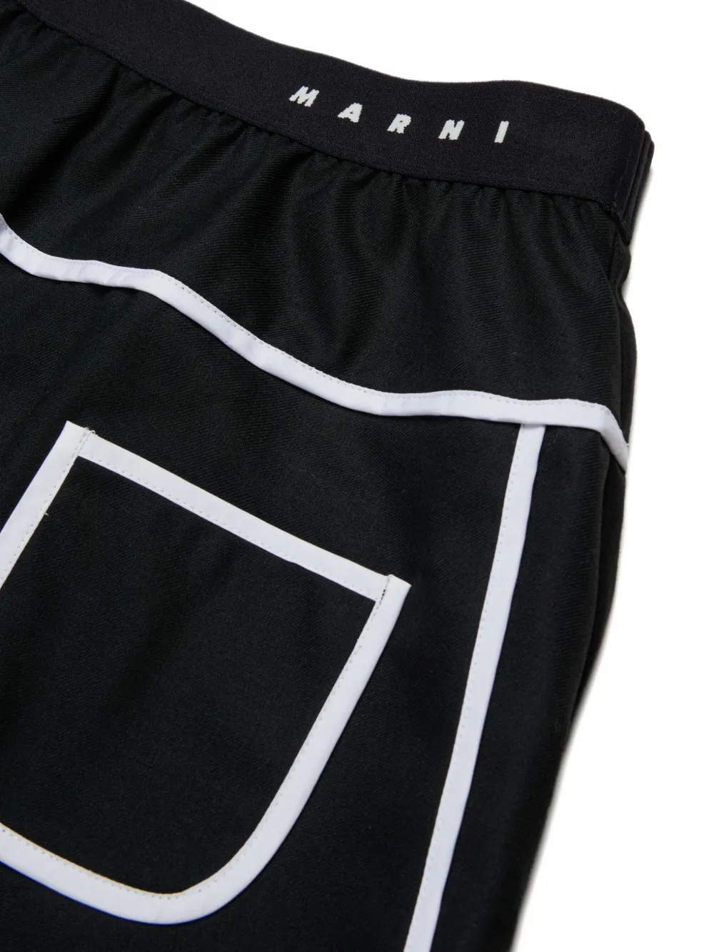 Marni Kids Rok met contrasterende afwerking Zwart