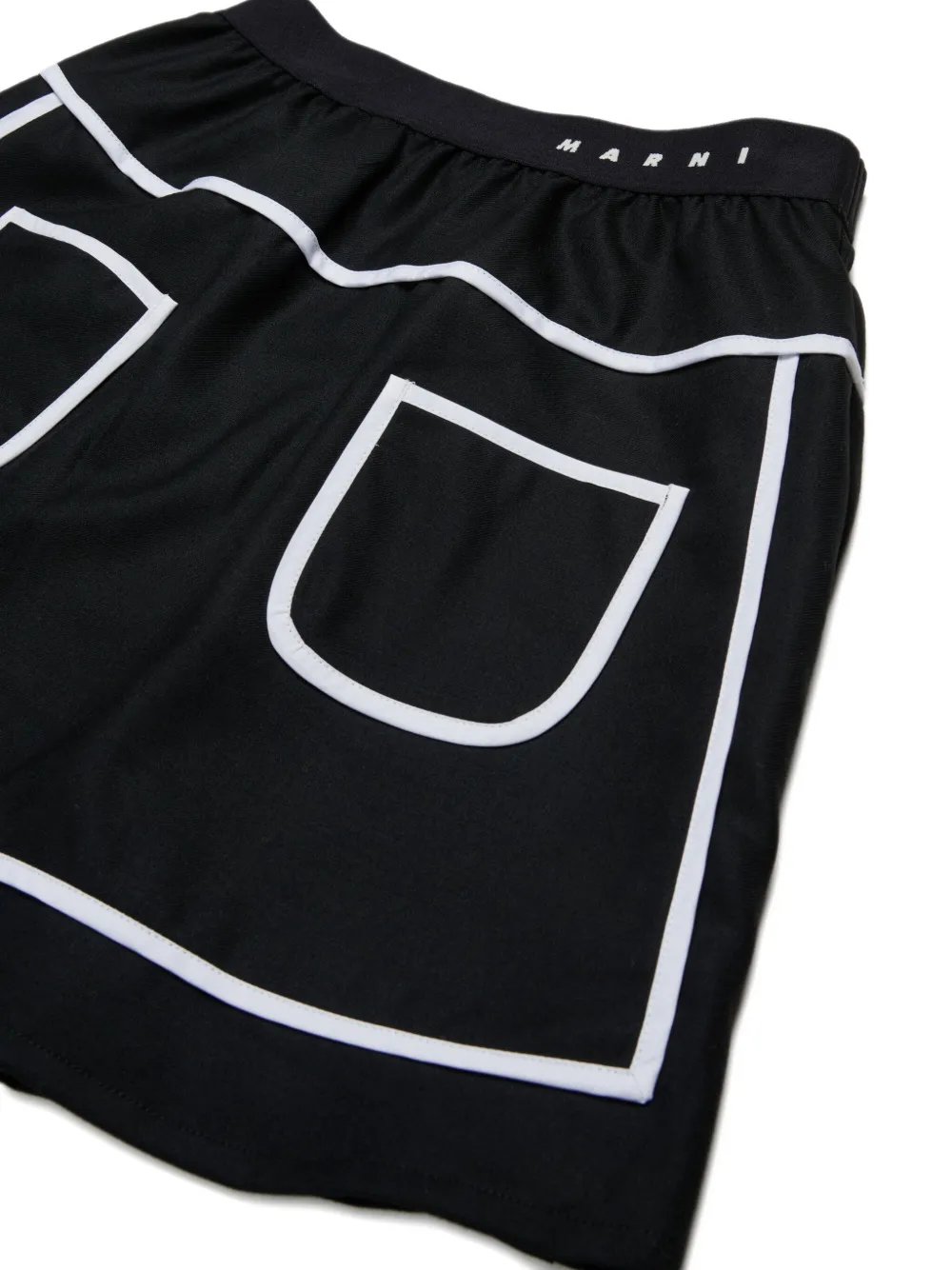 Marni Kids Rok met contrasterende afwerking Zwart