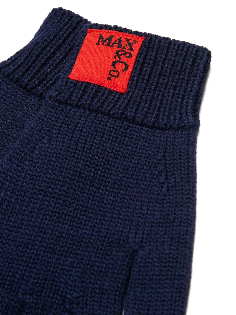 MAX&Co. Kids Handschoenen met logodetail Blauw