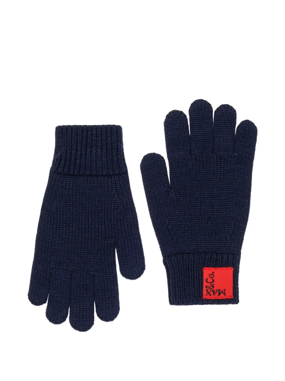 MAX&Co. Kids Handschoenen met logodetail Blauw
