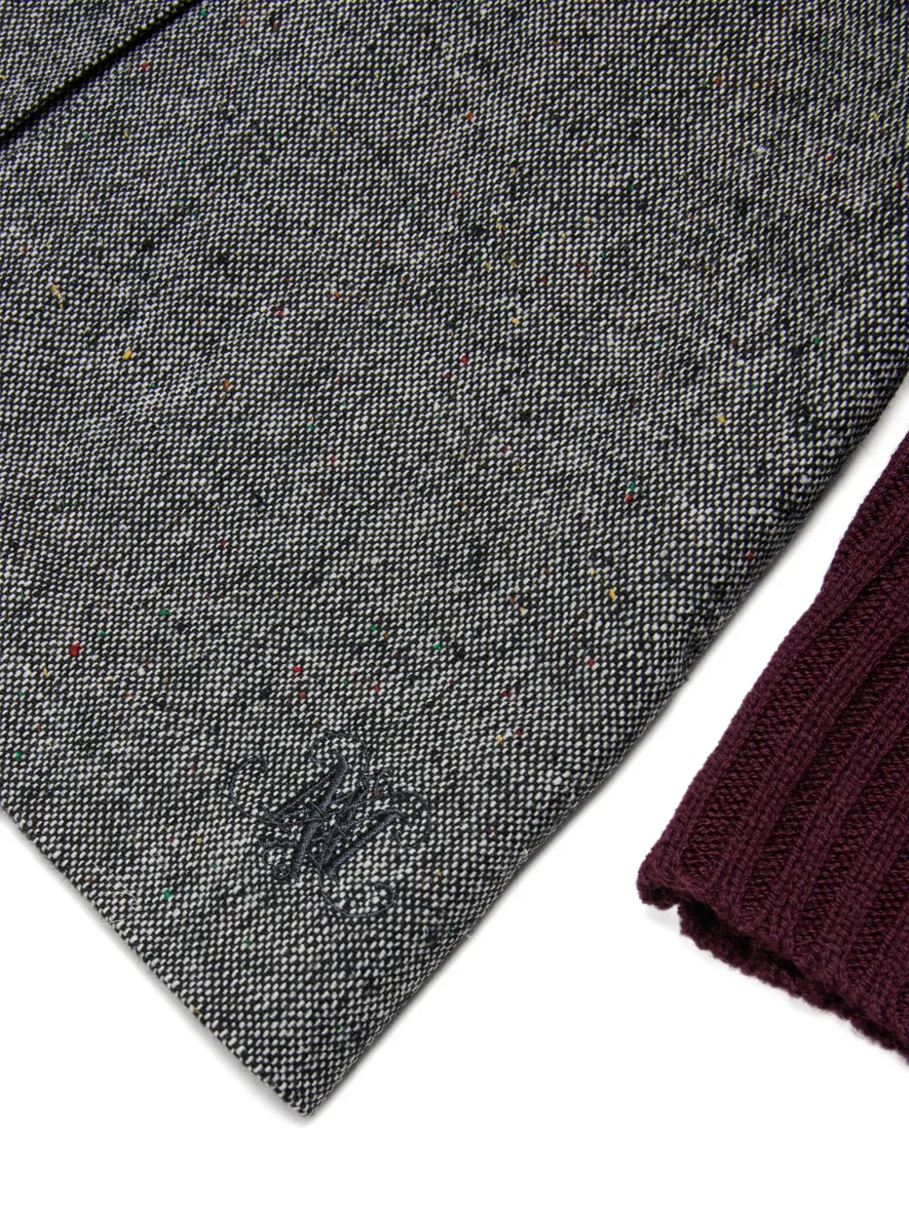 Max & Co Layered Dress In Burgundy