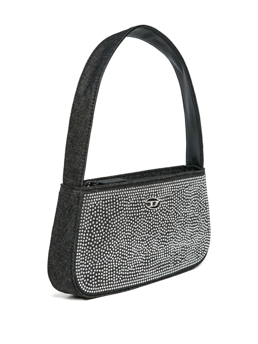 Diesel Kids WJulie crystal-embellished shoulder bag Zwart