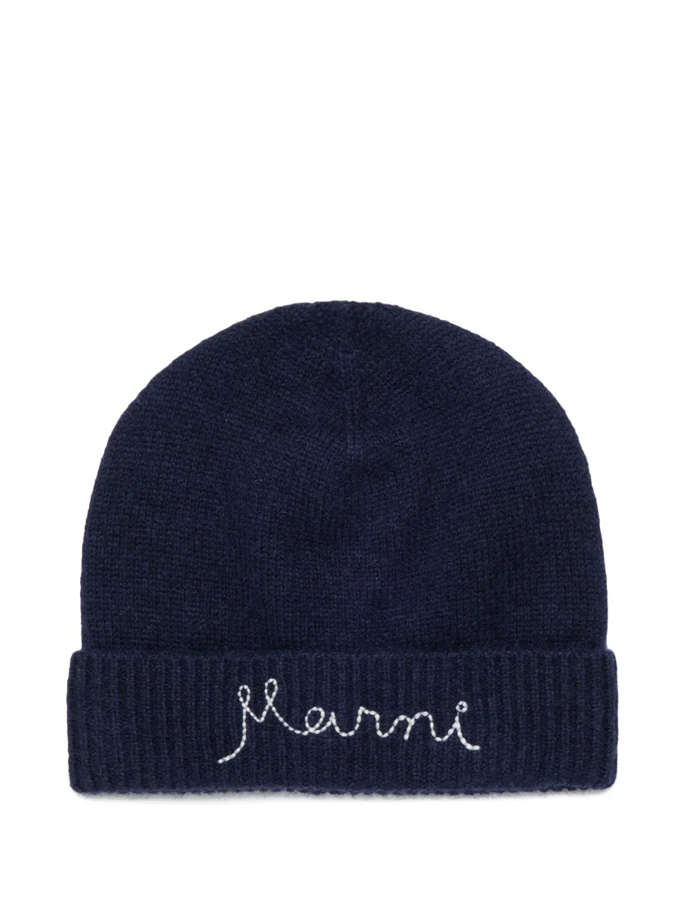 Marni Kids Muts met geborduurd logo Blauw
