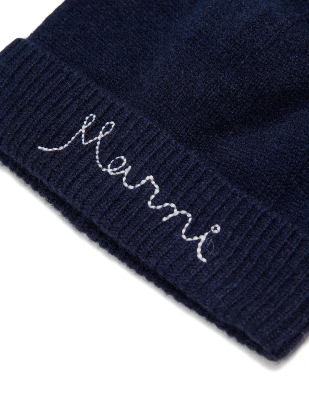 Marni Kids Muts met geborduurd logo Blauw