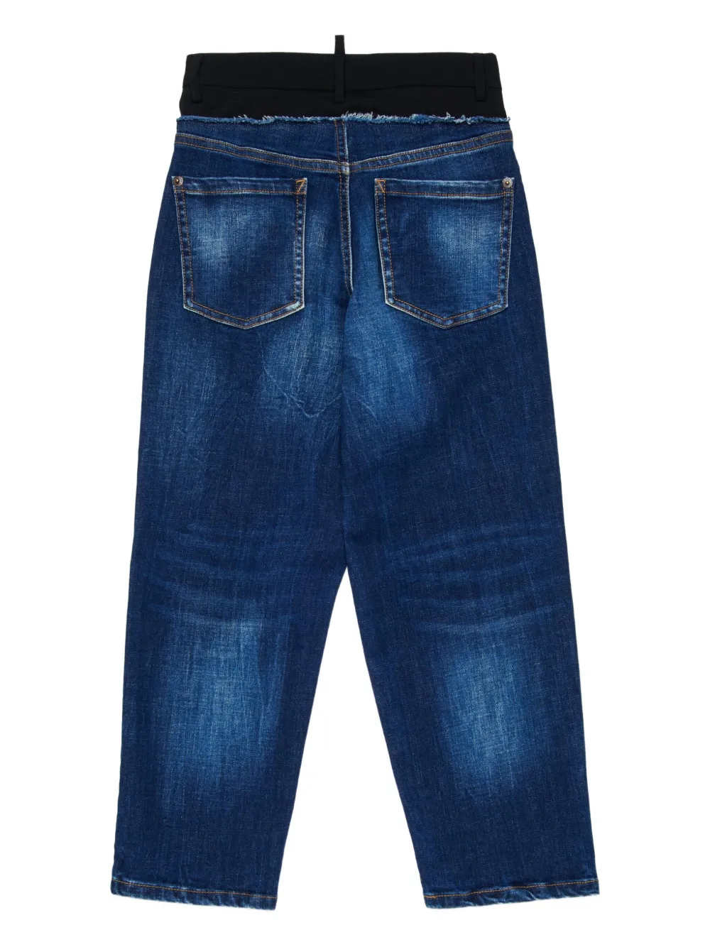 DSQUARED2 KIDS Jeans met vlakken Blauw