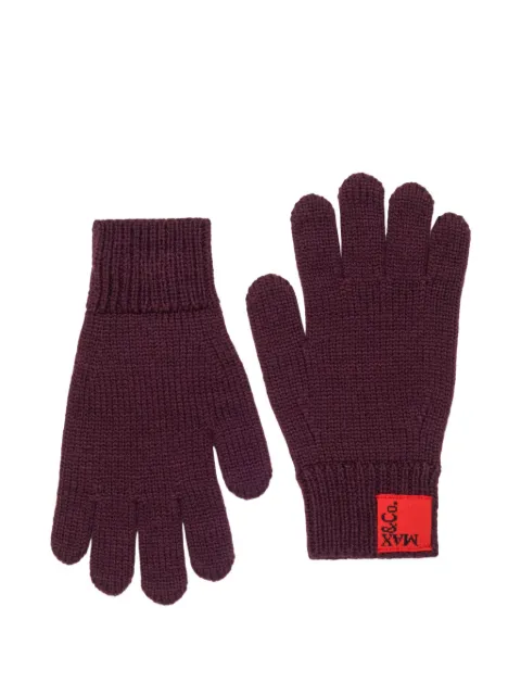 MAX&Co. Kids logo-patch gloves