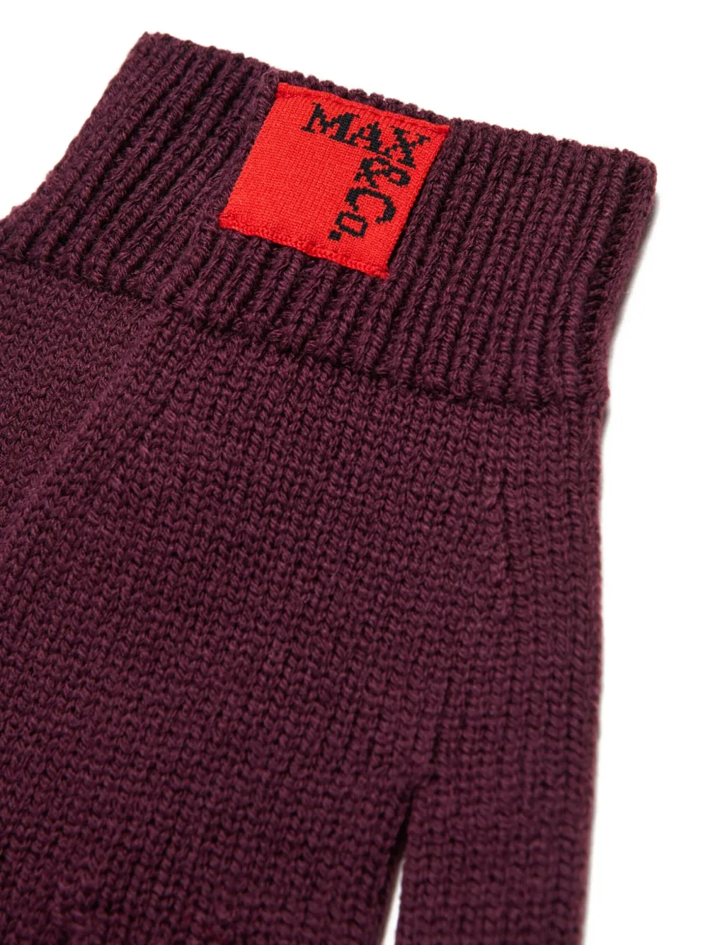 MAX&Co. Kids Handschoenen met logopatch Rood