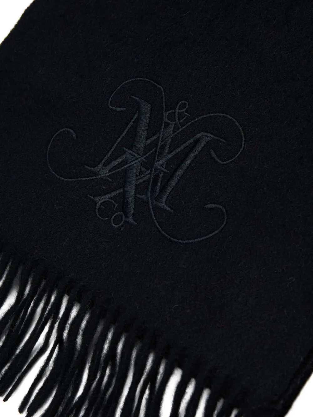 Max & Co Wool Scarf In Black