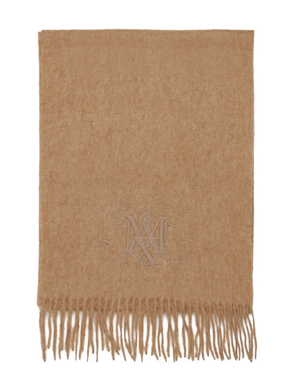 Max & Co Wool Scarf In Neutral