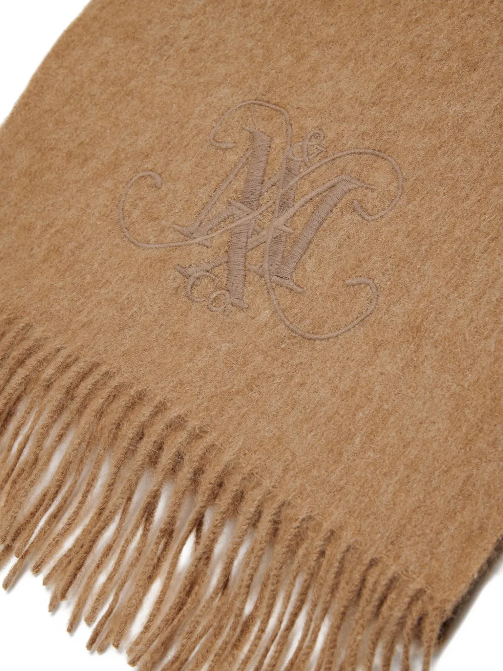 Max & Co Wool Scarf In Neutral
