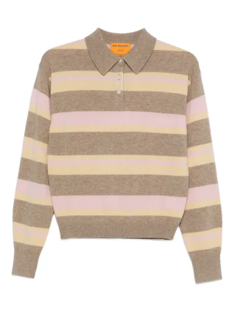 Guest In Residence striped polo shirt