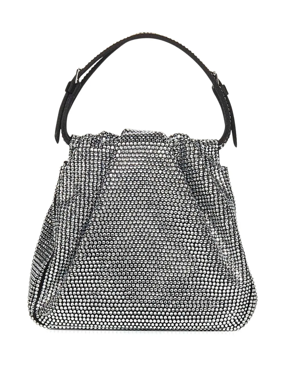 Amina Muaddi Vittoria tote bag - Zwart