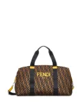 Fendi Kids FF-motif weekender bag - Brown