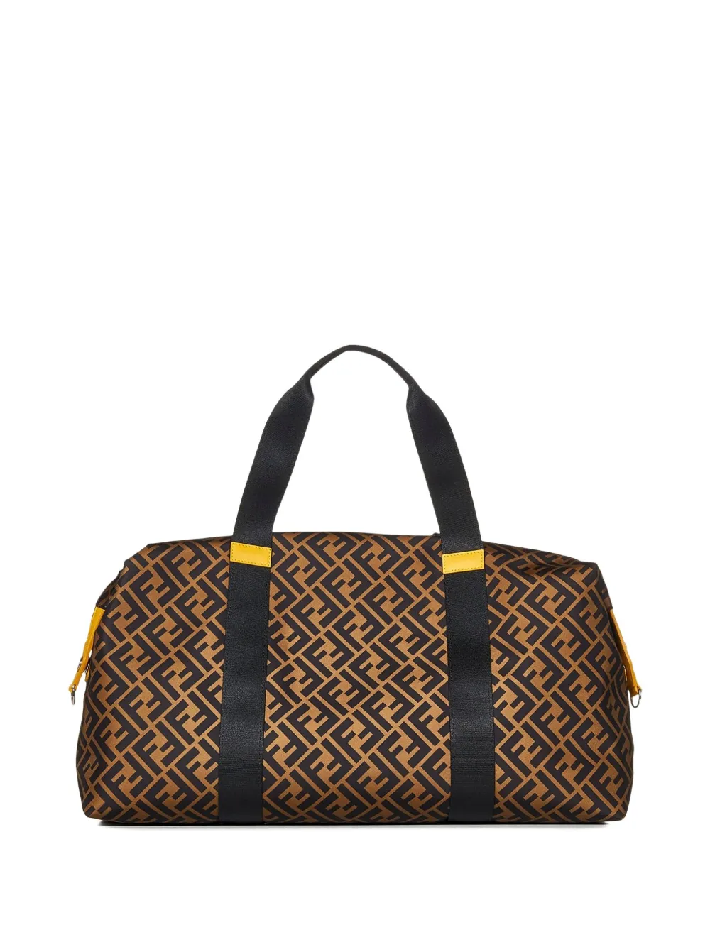 Fendi Kids Weekendtas met FF-patroon Bruin