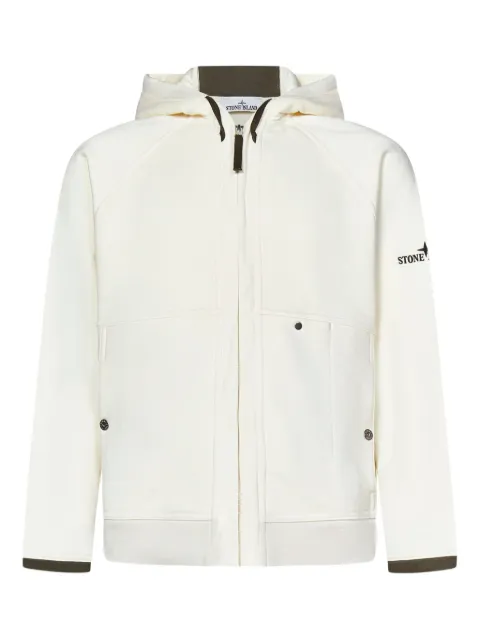 Stone Island cotton zip-up hoodie