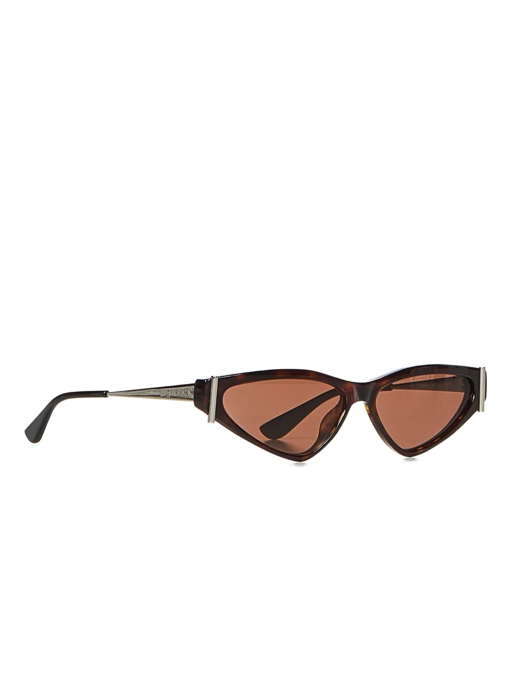 Alexander McQueen T-bar cat-eye sunglasses - Bruin