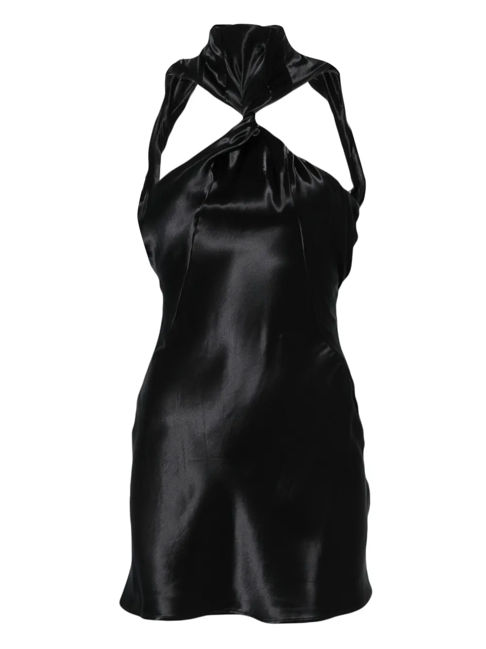 The Attico robe à design sans manches | noir | Image 1