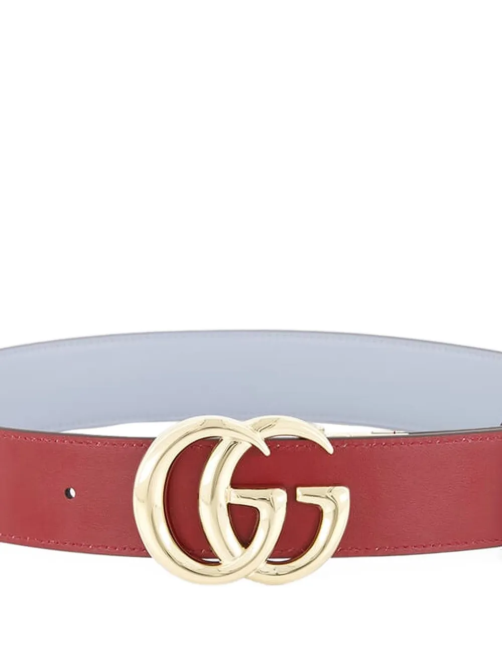 Gucci Leren riem - Blauw