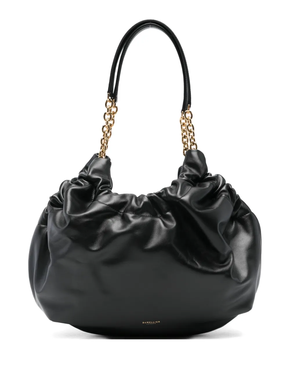 Demellier Midi Miami Shoulder Bag In Black